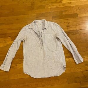 Striped Gap Long Sleeve Button Down Shirt